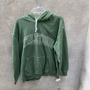 Green H&M "Athletique" Large Hoodie